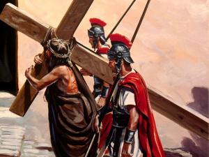 Христа ведут на Голгофу